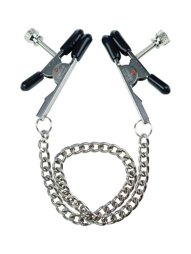 Bull Nose Nipple Clamps With Chain