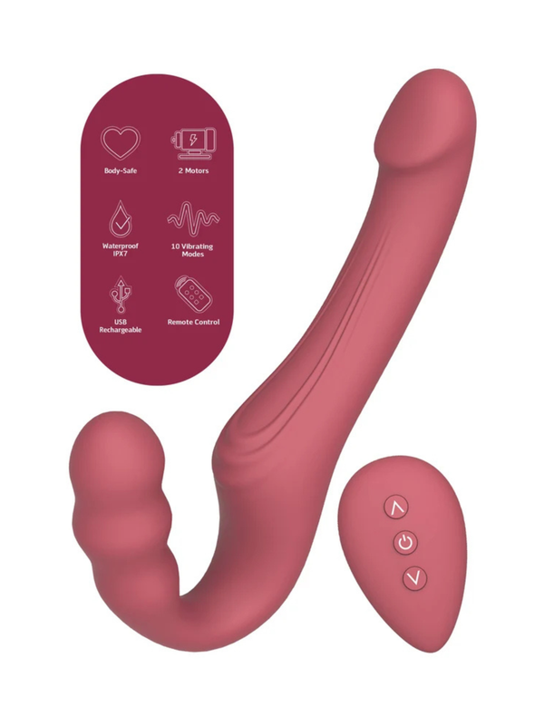 Strapless Strap-On Vibrator