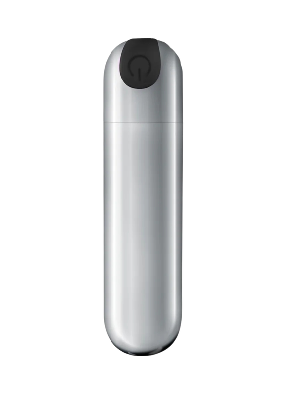 iMoan - Rechargeable Vibrating Bullet - Silver