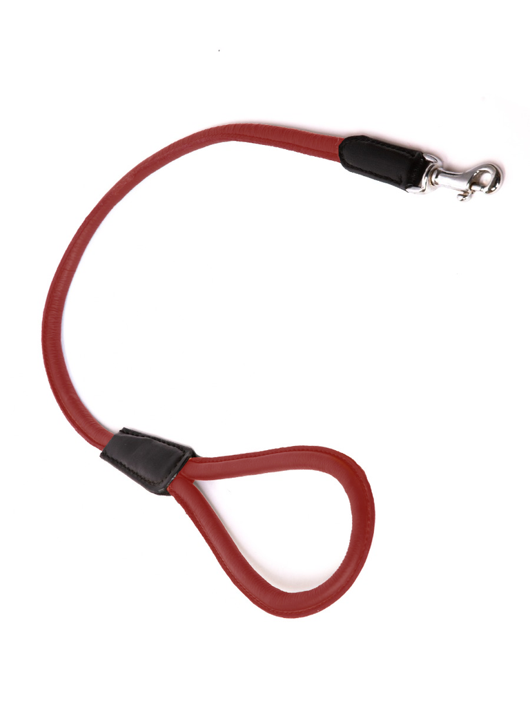 Burgundy Leather Petite Leash