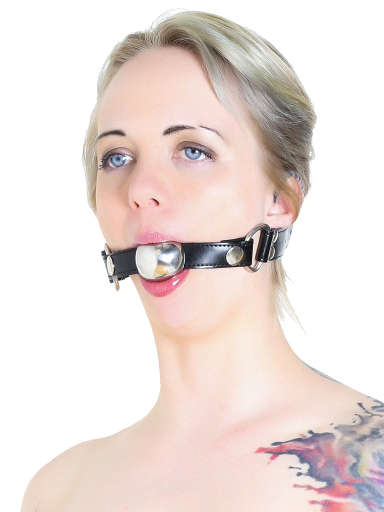 Skin Two UK 50mm Ball Gag with Leather Strap Gag
