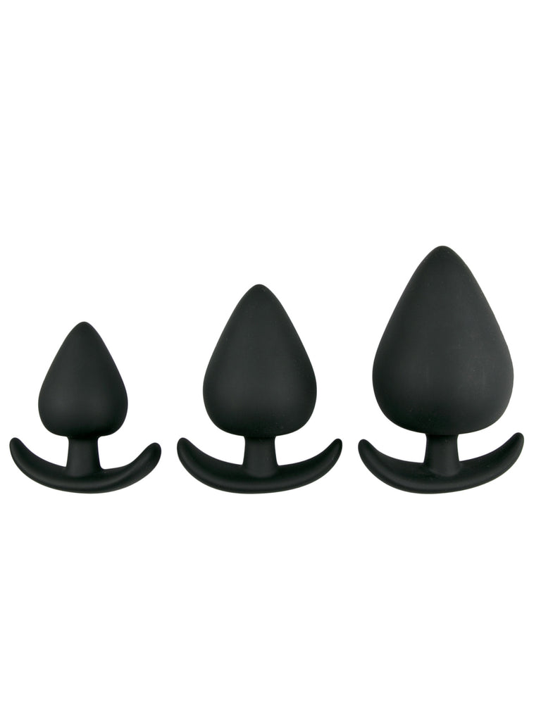 Easytoys Black Anchor Buttplug Set Skin Two UK Easytoys Black Anchor Buttplug Set Skin Two UK