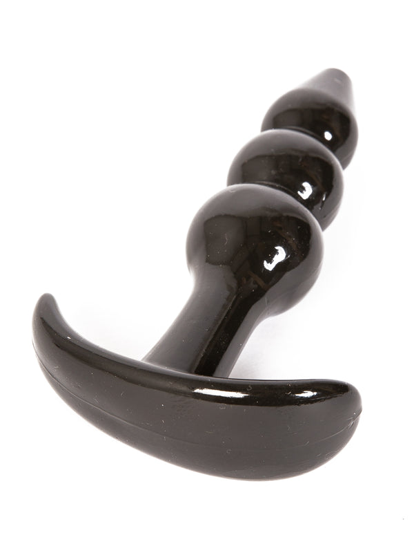 Skin Two UK Black Jelly Rancher T-Plug Ripple Anal Toy