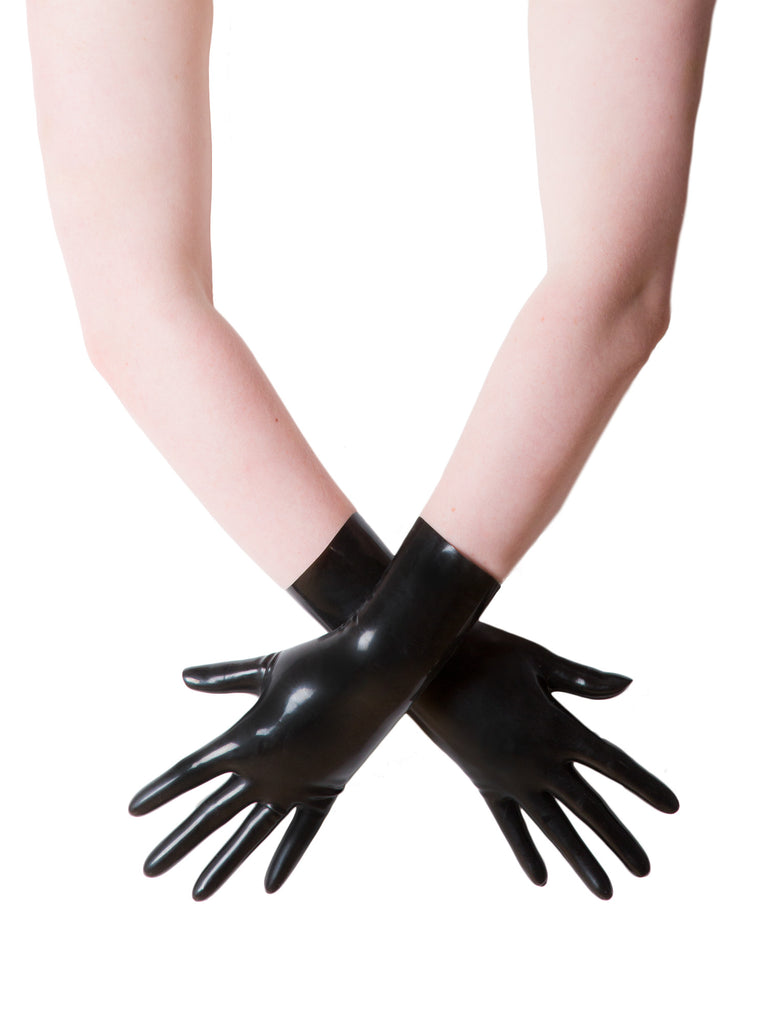 Skin Two UK Red Moulded Short Latex Gloves Gloves