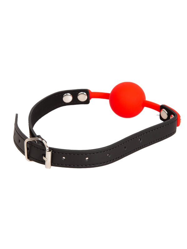 Skin Two UK Black & Red Silicone Ball Gag Gag