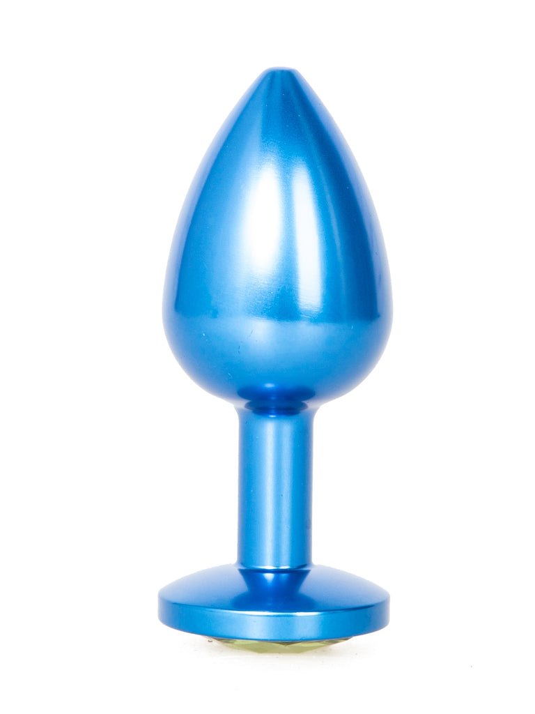 Skin Two UK Blue Metal Butt Plug Anal Toy