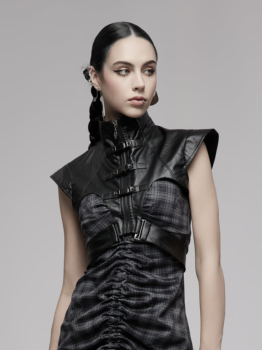 Shoulder Cover with Removable Belt from Punk Rave – Skin Two UK