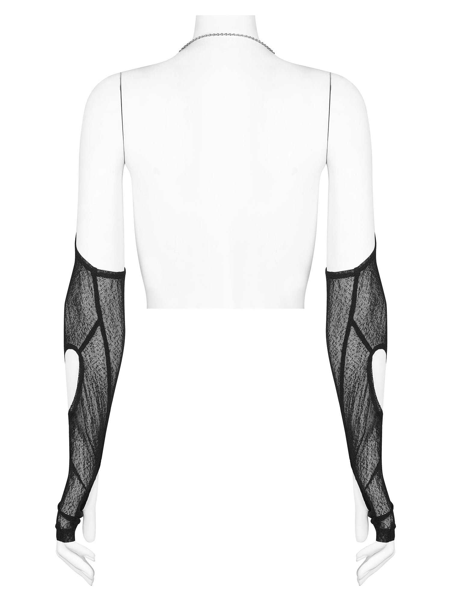 Cutout Chained Mesh Sleeved from Punk Rave – Skin Two UK