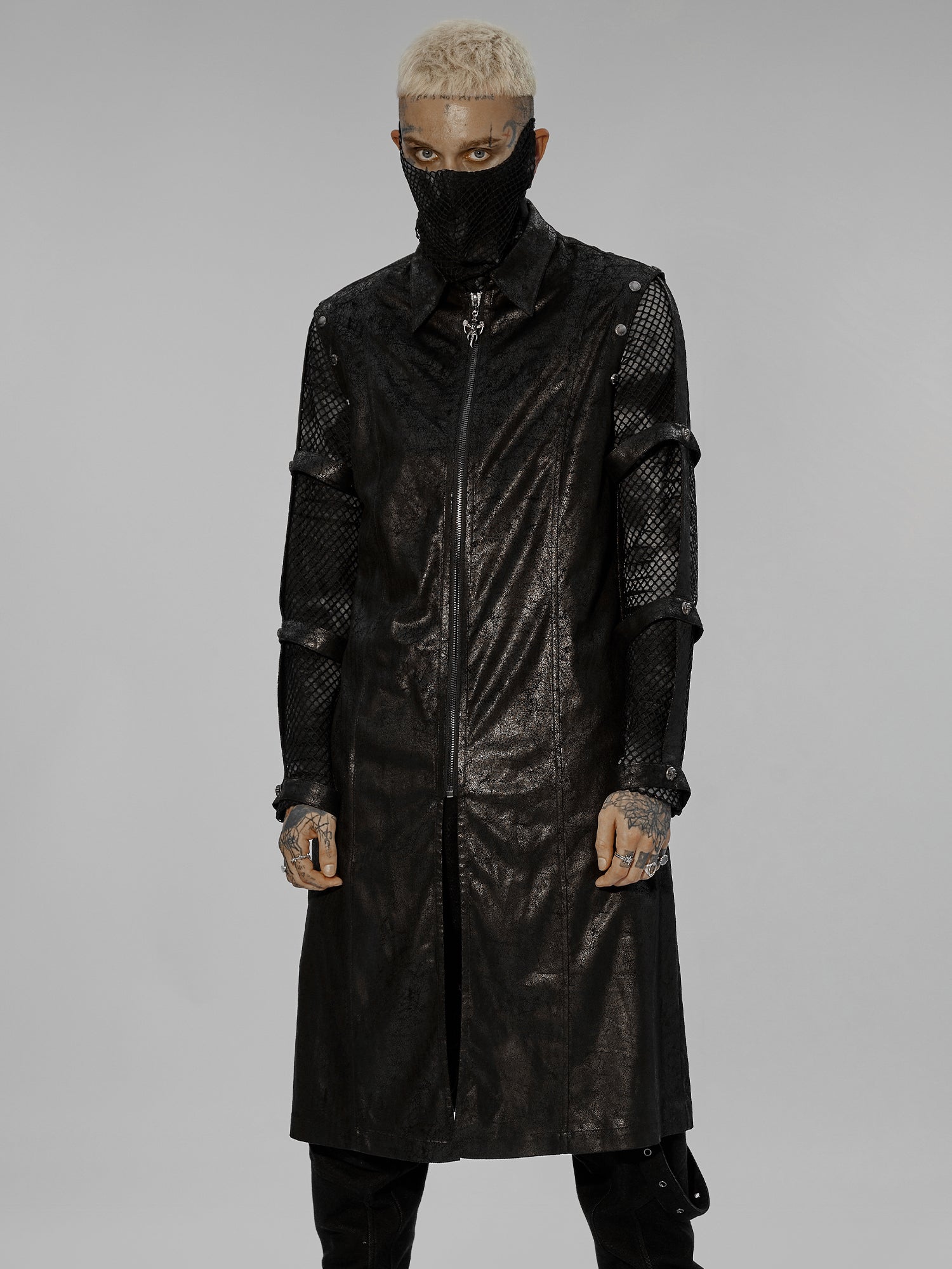 Men's Hollow Sleeved Overjacket from Punk Rave – Skin Two UK
