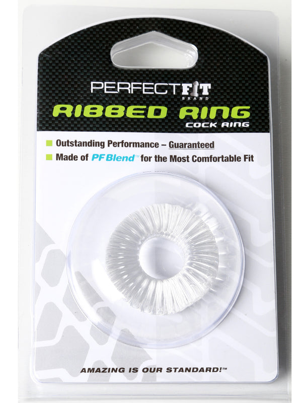 Skin Two UK Clear Ribbed Ring Male Sex Toy