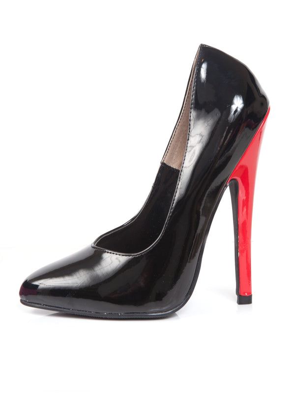 Skin Two UK Court Shoe With Red Heel Shoes