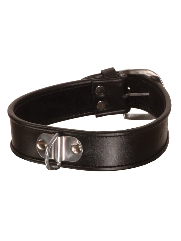 Skin Two UK D-Ring Collar in Black Collar