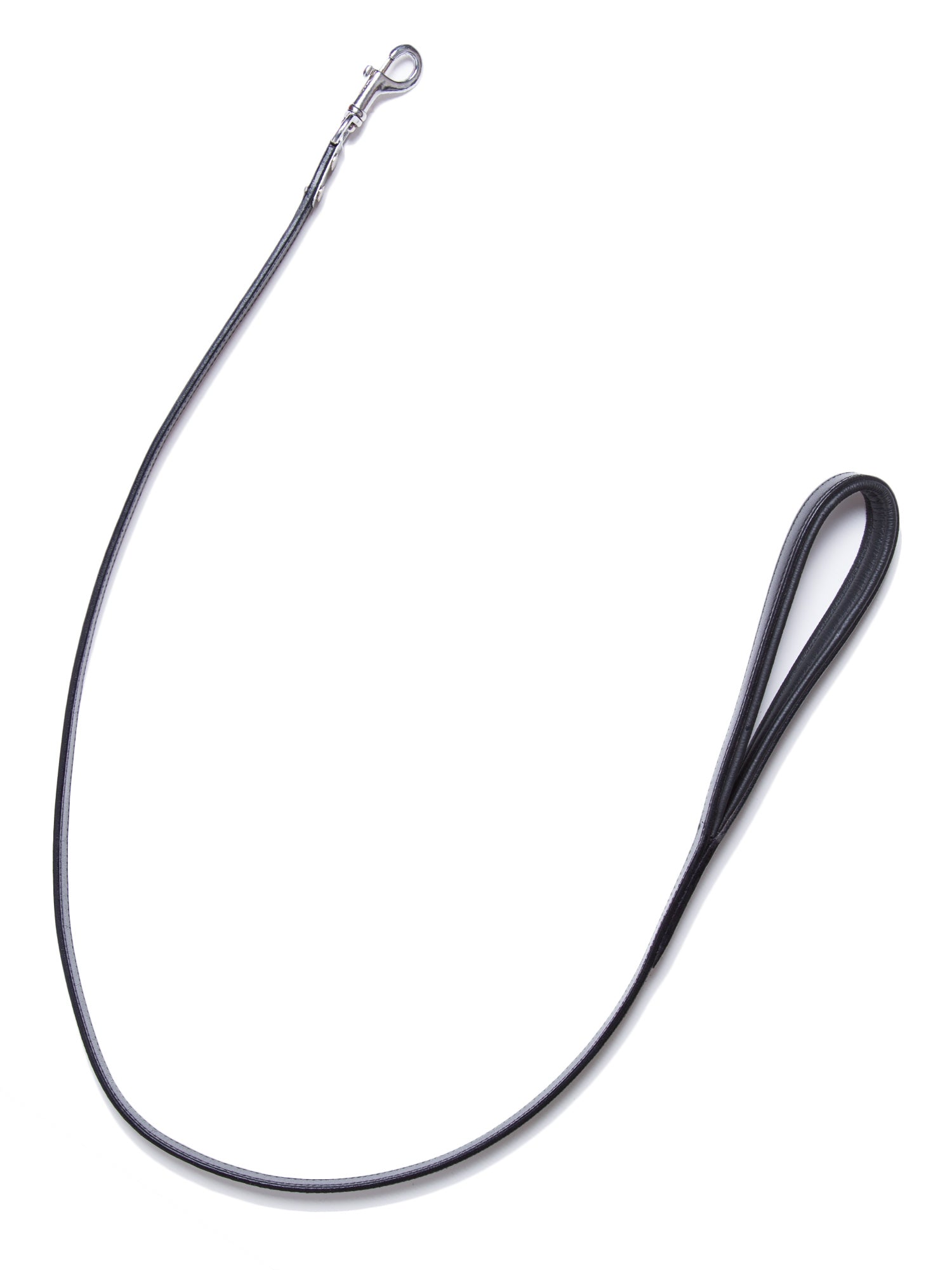 Deluxe Black Leather Reinforced Leash – Skin Two UK