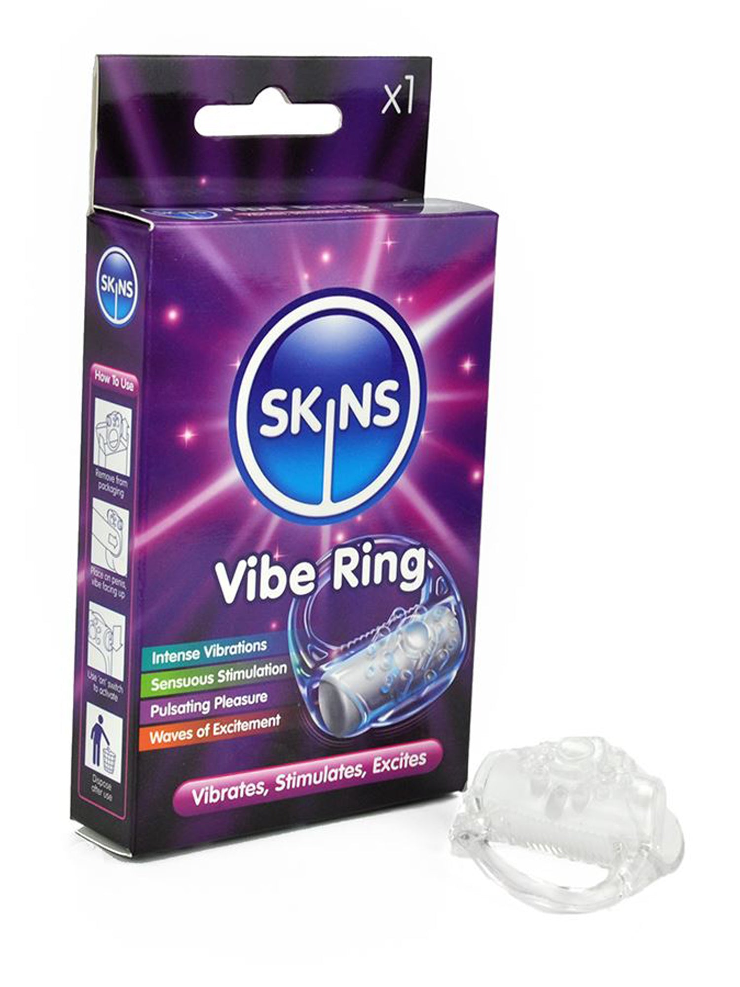 Skins Vibrating Ring | Cock and Ball Toys from Honour  Skin Two UK