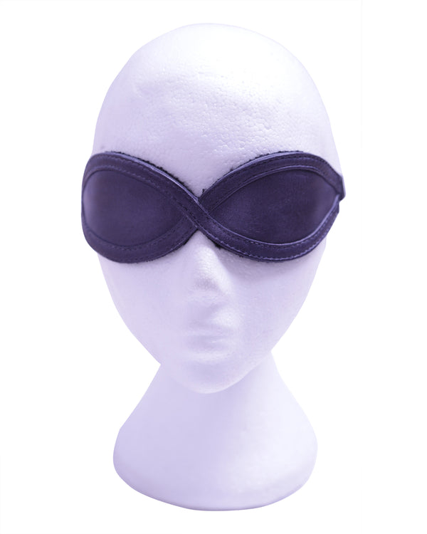 Skin Two UK Distressed Grey Leather Eyemask - One Size Blindfolds