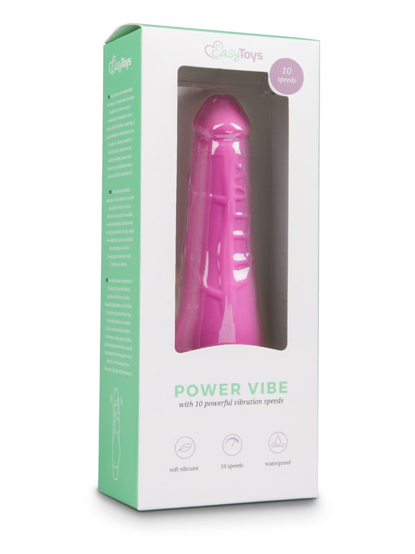 Skin Two UK Easytoys Silicone Realistic Vibrator Pink Vibrator
