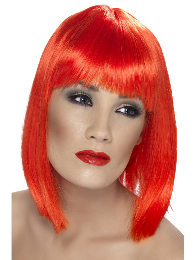 Skin Two UK Glam Wig Neon Red Wig