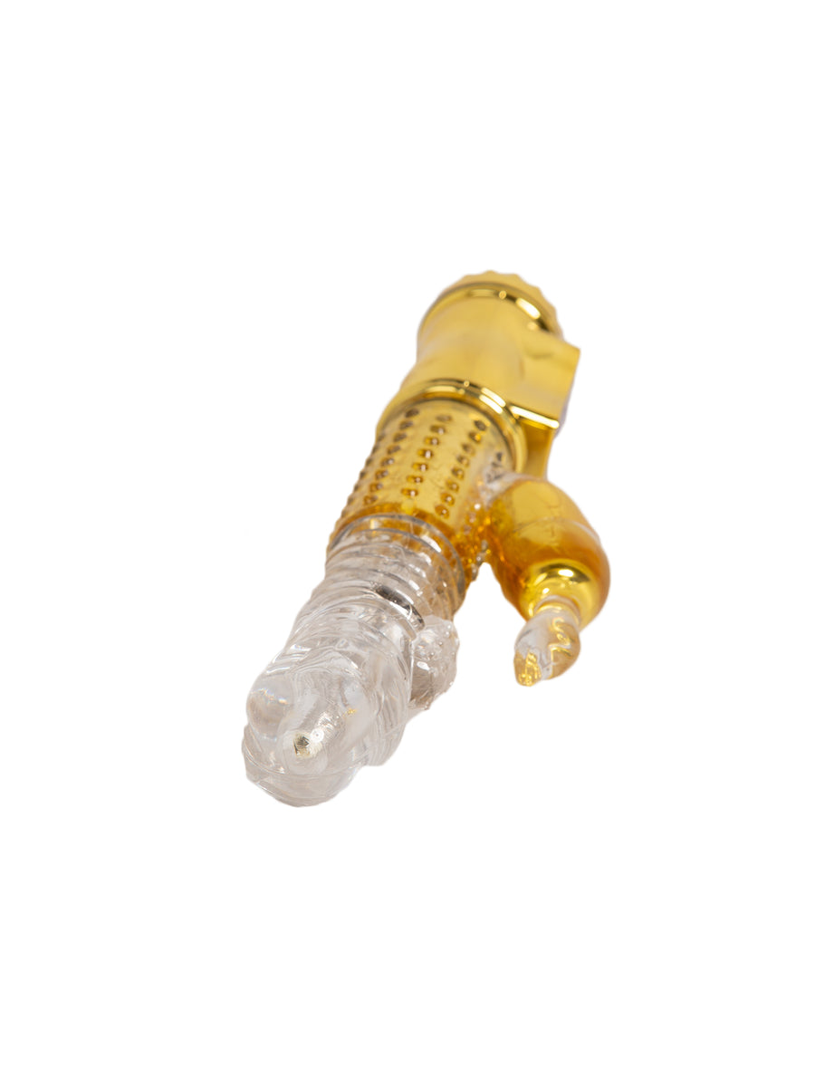 Gold Multifunction Rabbit Vibrator – Skin Two UK