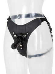 Plus Size Leather Strap On Harness 