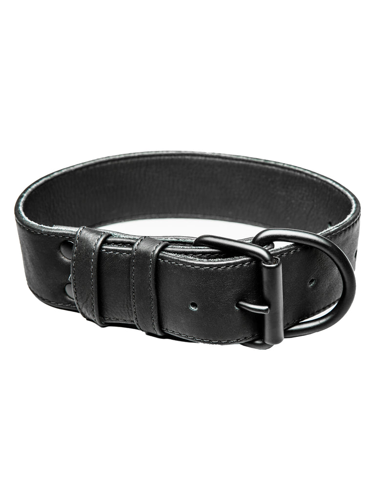 Skin Two UK Bulldog Bondage Collar Black/Grey - One Size Collar
