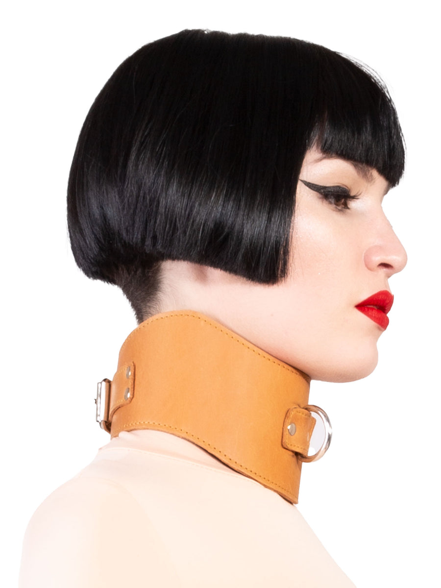 Tan Leather Collar – Skin Two UK