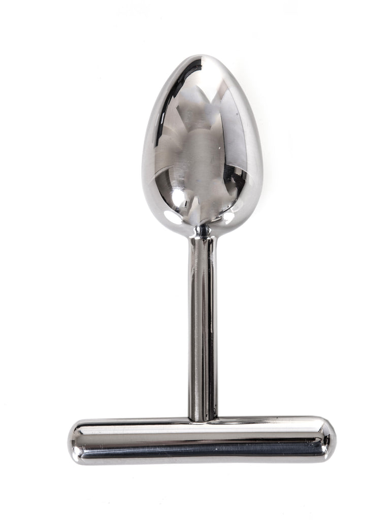 Large Metal Butt Plug With Grab Handle Skin Two UK Large Metal Butt Plug With Grab Handle Skin Two UK