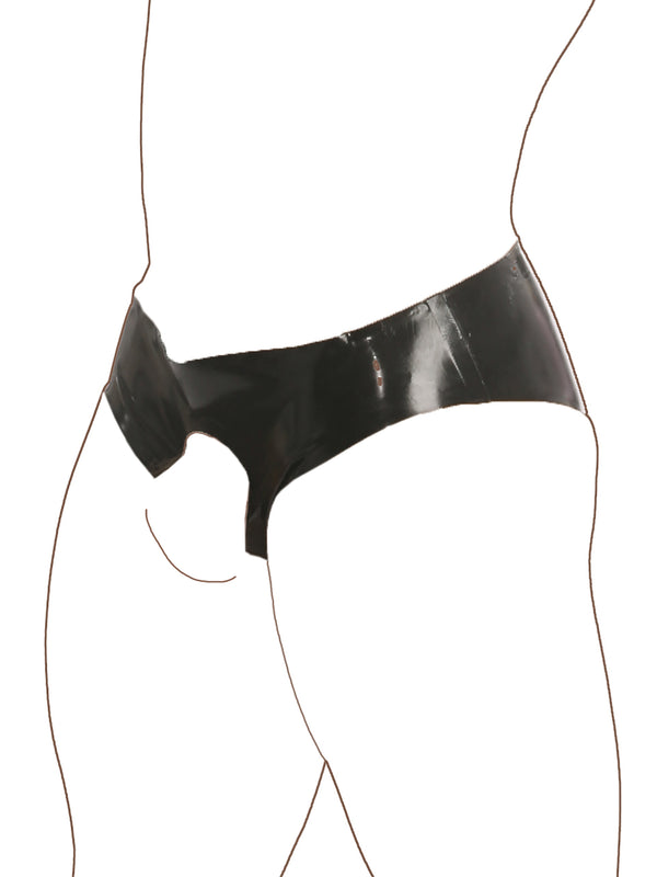 Skin Two UK Latex Rubber Hole Pants Briefs