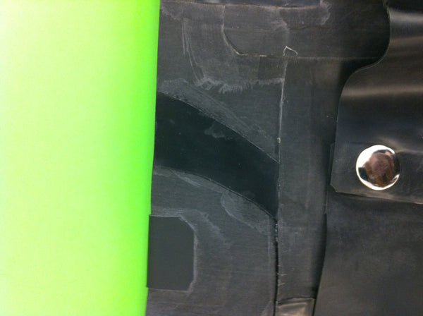 Skin Two UK Latex Rubber Skinny Jeans With Braces S Trousers