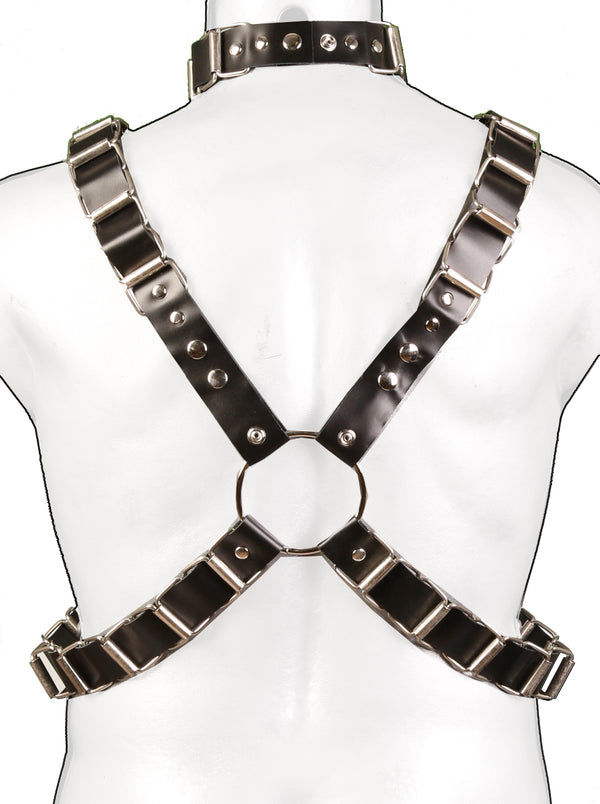 Skin Two UK Leather Chain Harness - One Size Harness