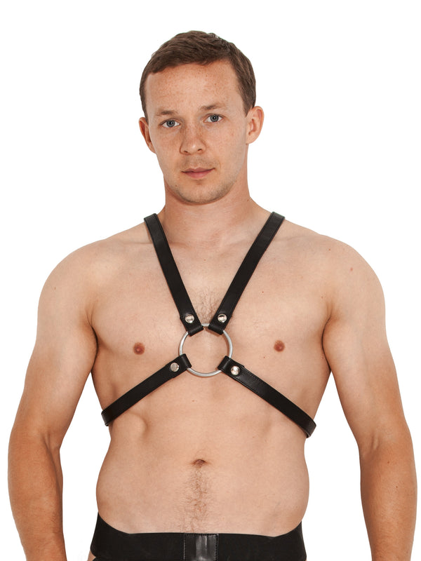 Skin Two UK Leather Cross Harness Harness