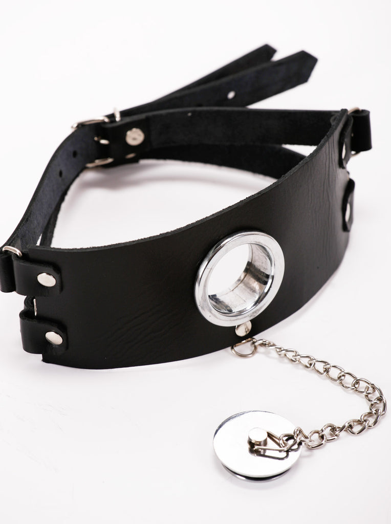 Leather Gag Metal Plug Bondage Gags From Honour Skin Two UK leather-gag-metal-plug-bondage-gags-from-honour-skin-two-uk