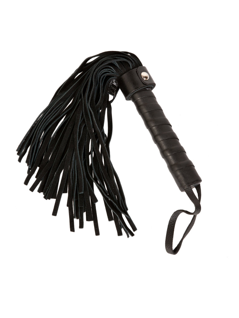 Leather Handle Short Suede Flogger – Skin Two UK