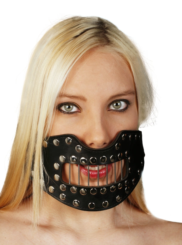 Skin Two UK Leather Hannibal Mouth Mask - One Size Mask
