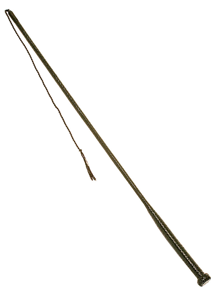Skin Two UK Leather Riding Crop with Thread Tail Crop