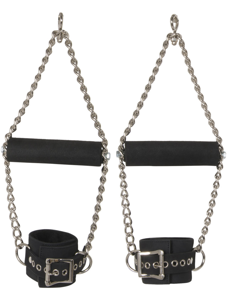Skin Two UK Leather Suspension Cuffs with Grip Cuffs