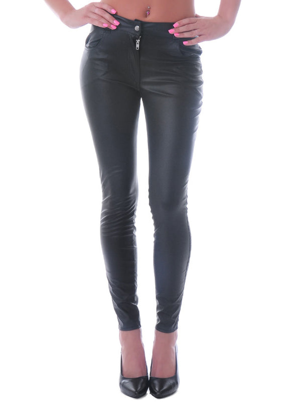 Skin Two UK Leatherette Lady Jeans Trousers