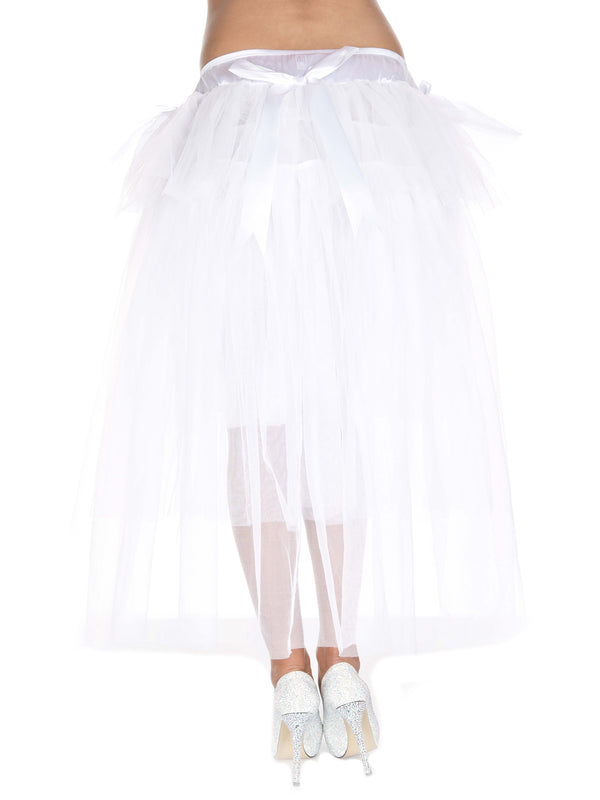 Skin Two UK Long Back Multi Layered Tulle with Satin Bows Accessories
