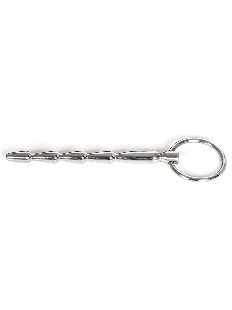 Medium Metal Penis Plug with Pull Ring – Skin Two UK