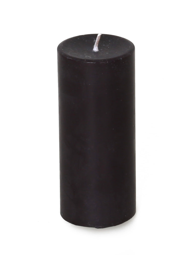 Skin Two UK Medium Pillar Low Burning Wax Play Candle Black Enhancer