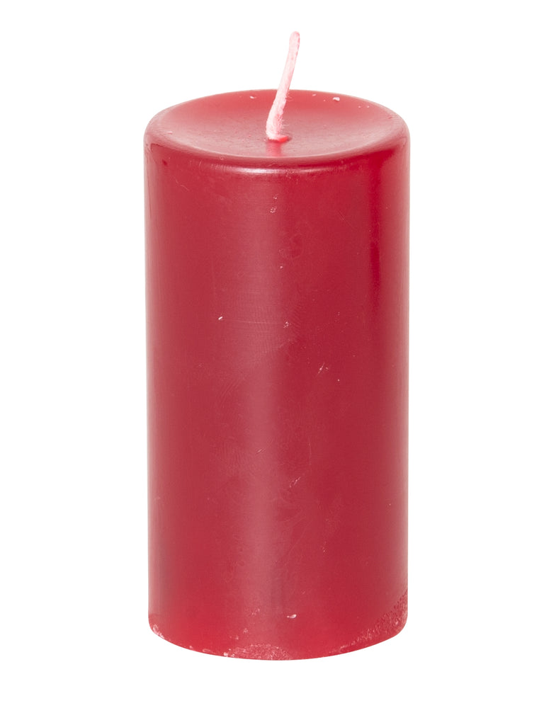 Skin Two UK Medium Pillar Low Burning Wax Play Candle Red Enhancer