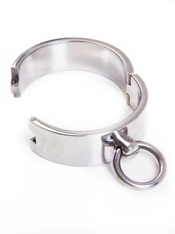 Skin Two UK Men's Steel Locking Collar & Cuffs Set Collar