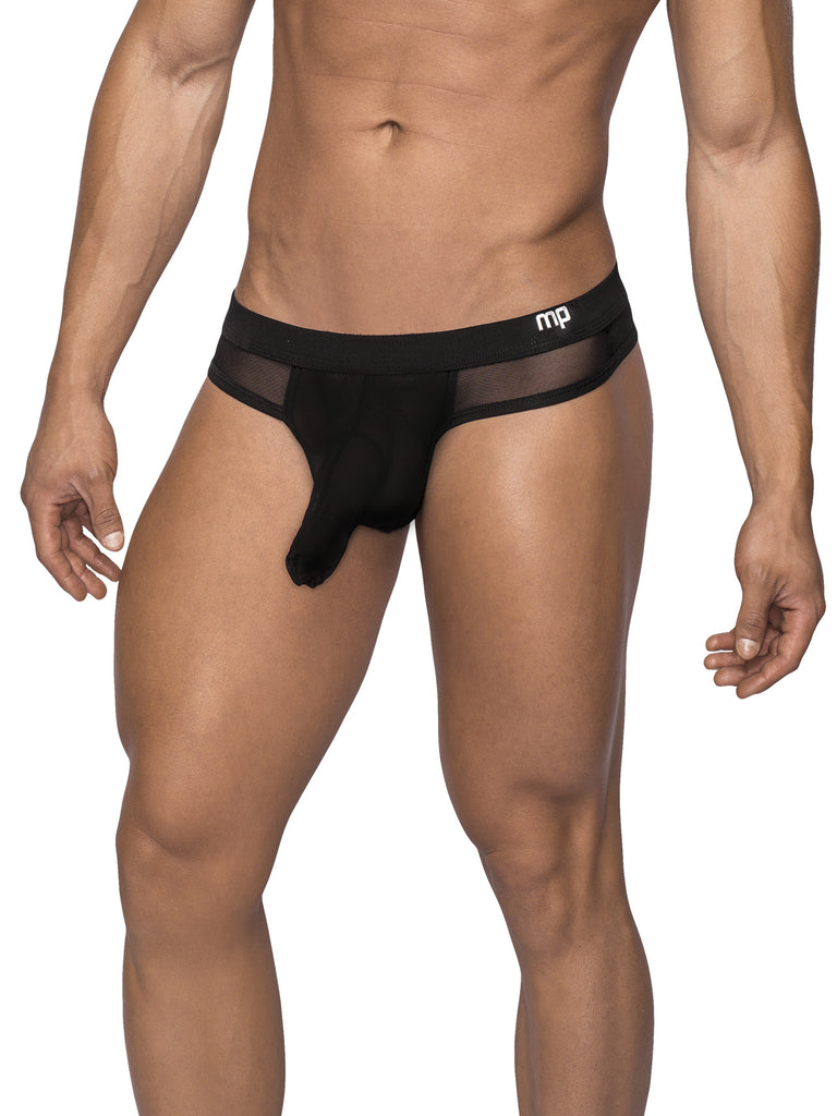 Skin Two UK Mesh Hose Thong - Red Briefs