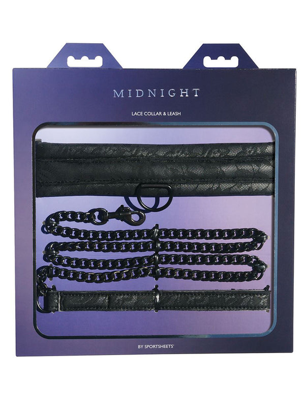 Skin Two UK Midnight Lace Collar and Leash Collar
