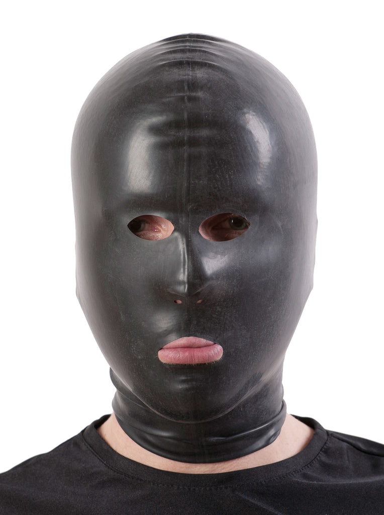 Skin Two UK Moulded Rubber Hood with Eyes, Nose & Mouth Holes Hood