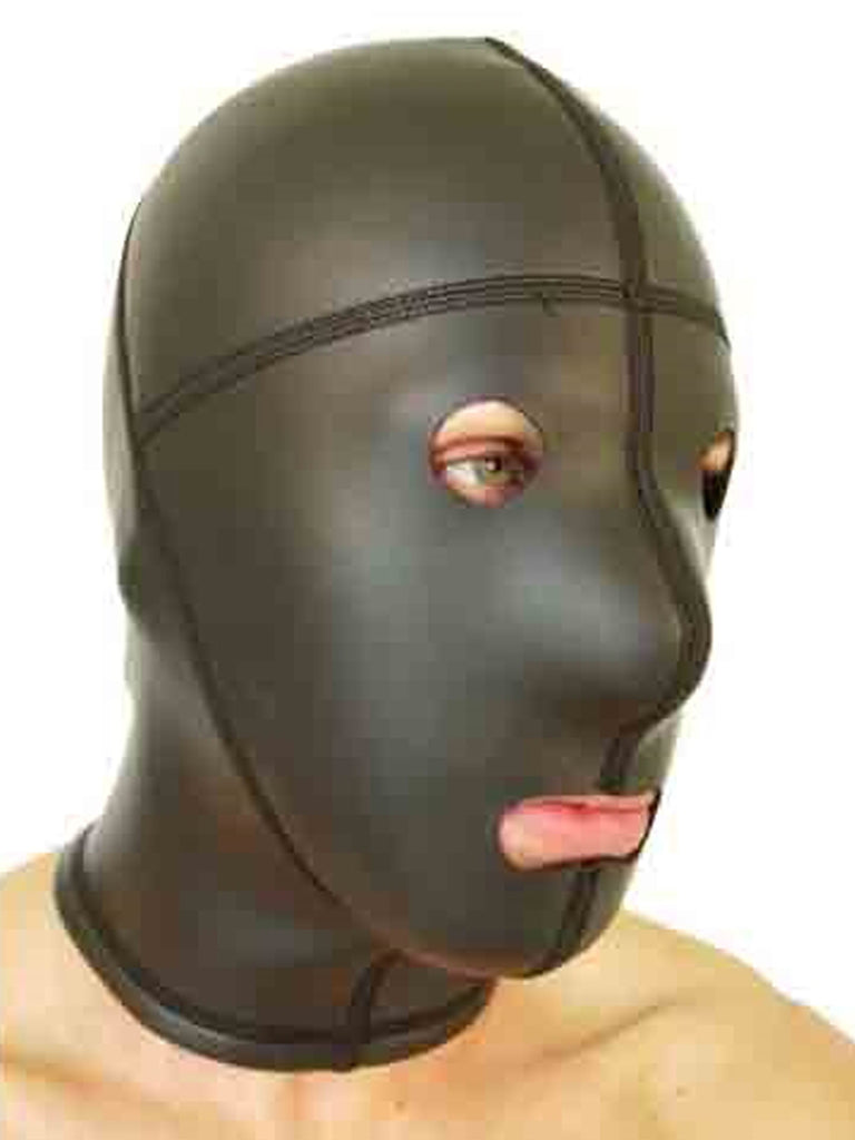 Skin Two UK Neoprene Panel Hood with Open Eyes and Mouth Hood