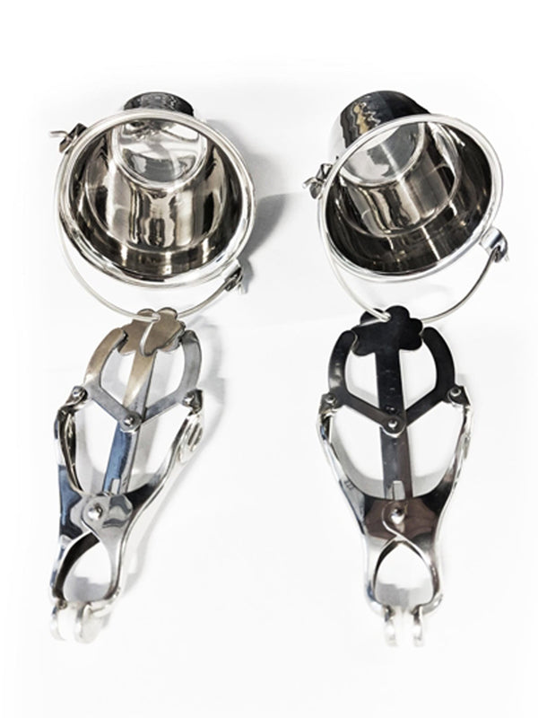 Skin Two UK Nipple Clamps With Buckets Nipple Clamp