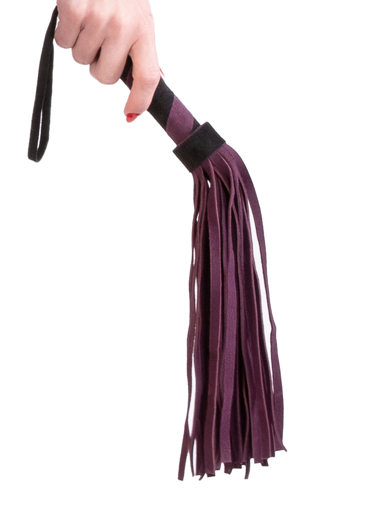 Skin Two UK Sensual Suede Flogger Pink Flogger