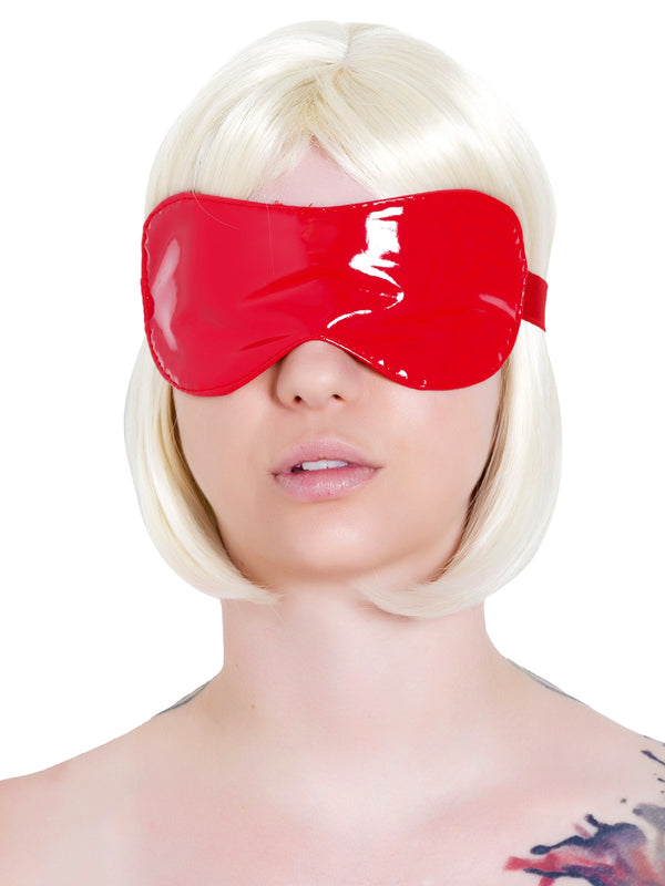 Skin Two UK PVC Bondage Blindfold - One Size Blindfolds