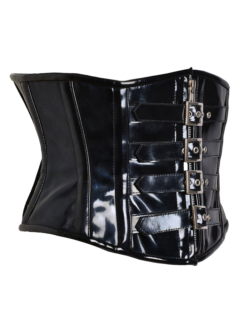 Skin Two UK PVC Buckled Waist Cincher Corset