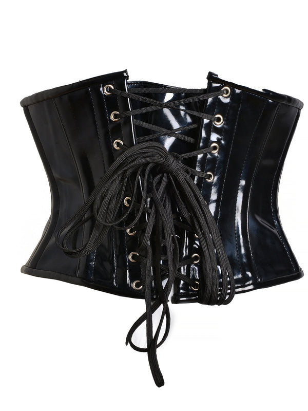 Skin Two UK PVC Buckled Waist Cincher Corset
